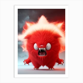 Monster Monster Monster Monster Monster Monster Monster Monster Monster 3 Art Print