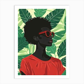 Afro Girl 38 Art Print