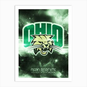 Ohio Bobcats Art Print