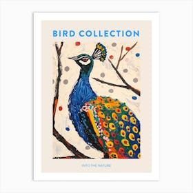 Peacock On The Branches Painting 1 Poster Art Print
