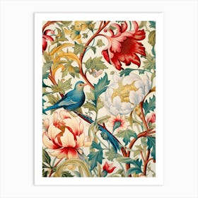 Floral Wallpaper 248 Art Print