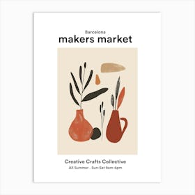 Barcelona Crafters Corner Collective 4 Art Print