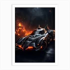 Batmobile 1 Art Print