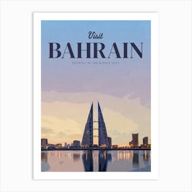 Visit Bahrain Art Print