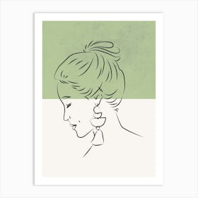 Portrait Of A Woman 24 Art Print