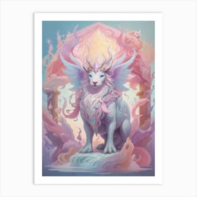 Lioness Art Print