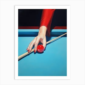 Pool Table 4 Art Print