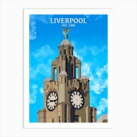 Liverpool Print | Liverpool Landmarks Print Art Print