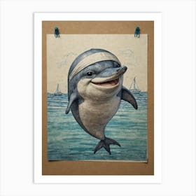 Dolphin Print Art Print