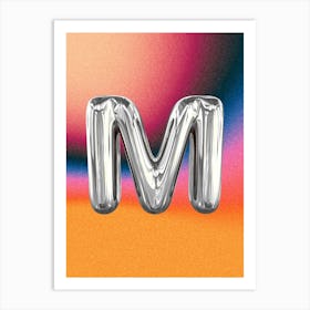 Chrome M Poster Art Print