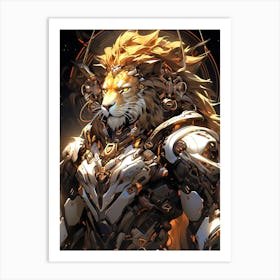 Lion Of Cybertron Art Print