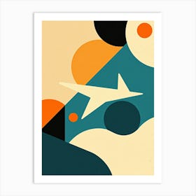 Abstract Airplane Art Print