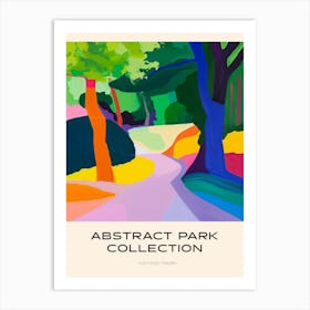 Abstract Park Collection Poster Yoyogi Park Taipei Taiwan 2 Art Print