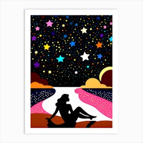 Dreams 2 vector art Art Print