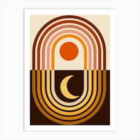 Moon And The Sun Art Print