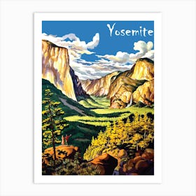 Yosemite, National Park, USA Art Print