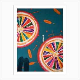 Orange Slices 1 Art Print