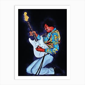Spirit Jimi Hendrix Art Print