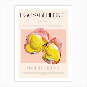 Eggs Benedict Mid Century Art Print