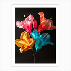 Bright Inflatable Flowers Bougainvillea 2 Art Print