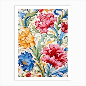 Floral Pattern 53 Art Print