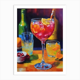 Cocktail Art Print