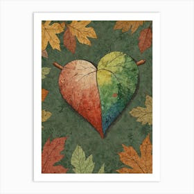 Heart Of Autumn 2 Art Print