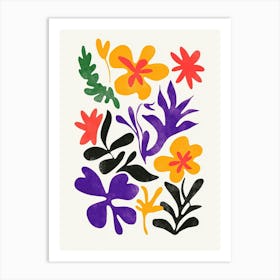 Watercolor Flowers Art Print