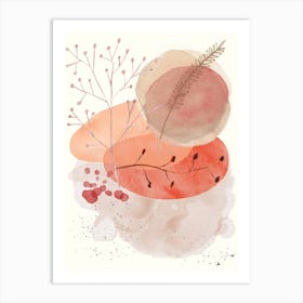 Abstract Watercolor Painting 20 Art Print