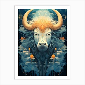 Highland Cow Art Print