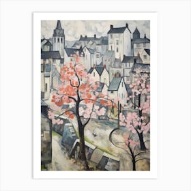 Ludlow (Shropshire) Painting 2 Art Print