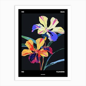 No Rain No Flowers Poster Wild Pansy 2 Art Print