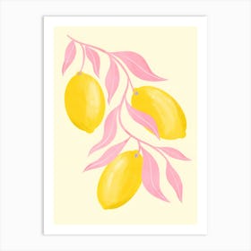 Lemons 5 Art Print