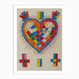 Heart Of Love 46 Art Print