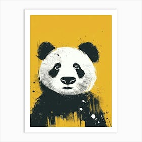 Yellow Panda 8 Art Print