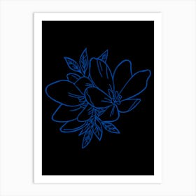 Magnolia Flower 1 Art Print