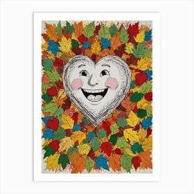 Heart Of Autumn 4 Art Print