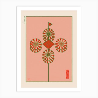 The Lucky Pinwheel Art Print