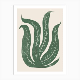 Botanical Block Print Art Print