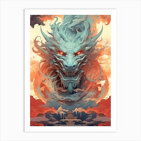 Dragon Head 1 Art Print