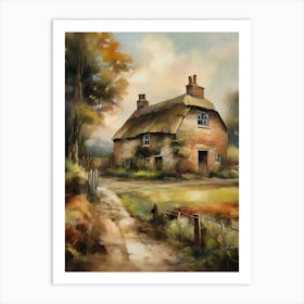 Thatched Cottage Art Print