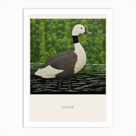 Ohara Koson Inspired Bird Painting Goose 4 Poster Art Print