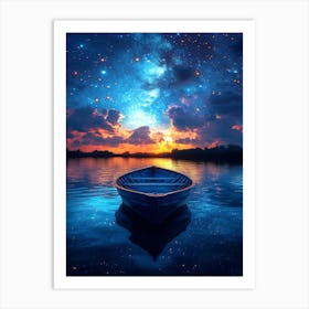 Starry Night Sky 11 Art Print