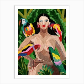 Reina De La Selva Art Print