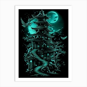 Asian Pagoda 4 Art Print