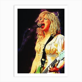 Spirit Of Courtney Love Live Art Print