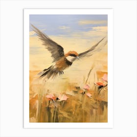 Bird Painting Swallow 1 Art Print