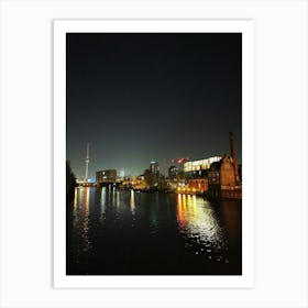 Berlin Skyline From The River Spree Art Print