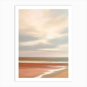 Cromer Beach, Norfolk Neutral 1 Art Print