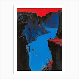 'The Canyon' Art Print